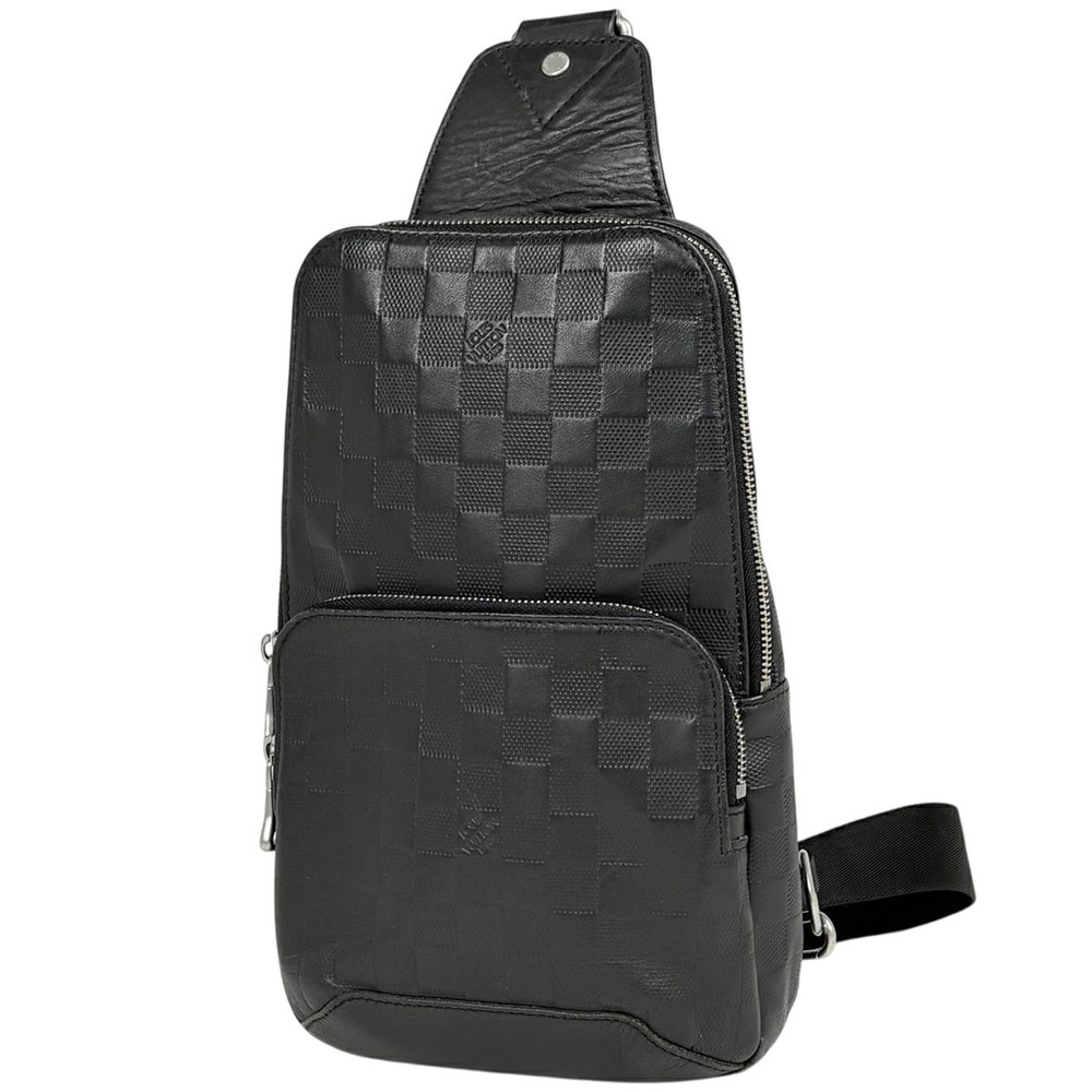 Louis Vuitton Avenue Sling Bag Shoulder Damier Infini Onyx Black